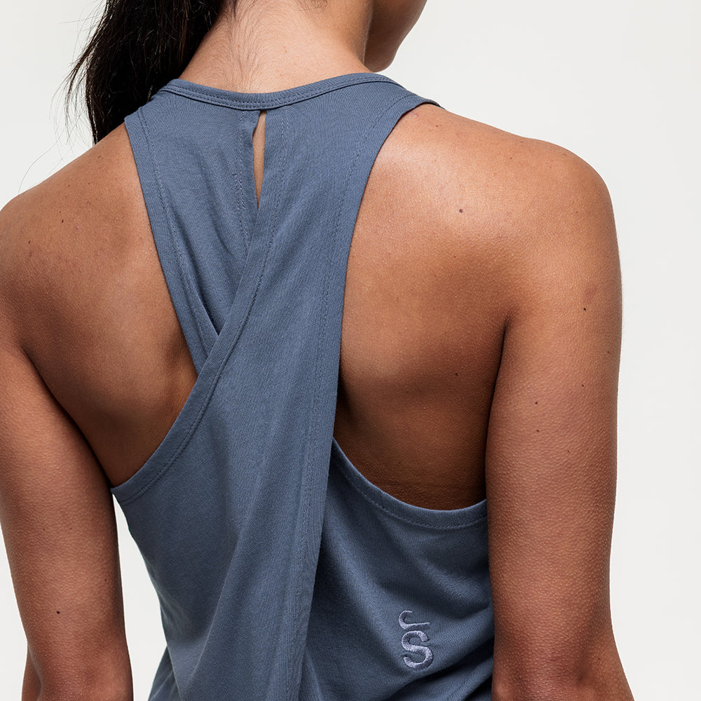 Chandra Tie Tank - Graphite