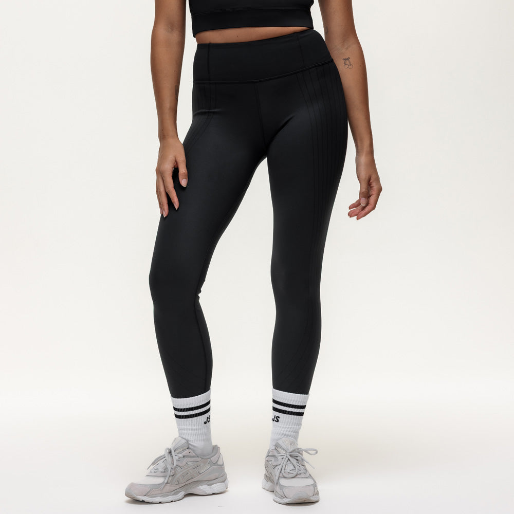 Agility Workout Leggings - Black Onyx