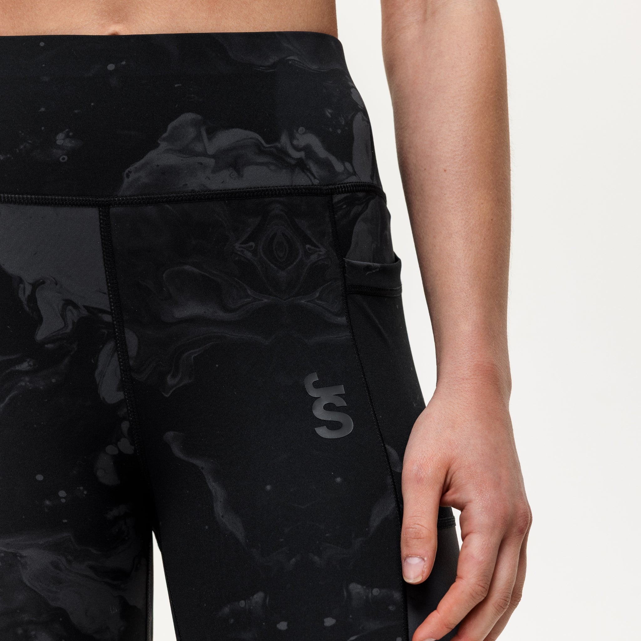 Power 7/8 Training Leggings - Slate Marble