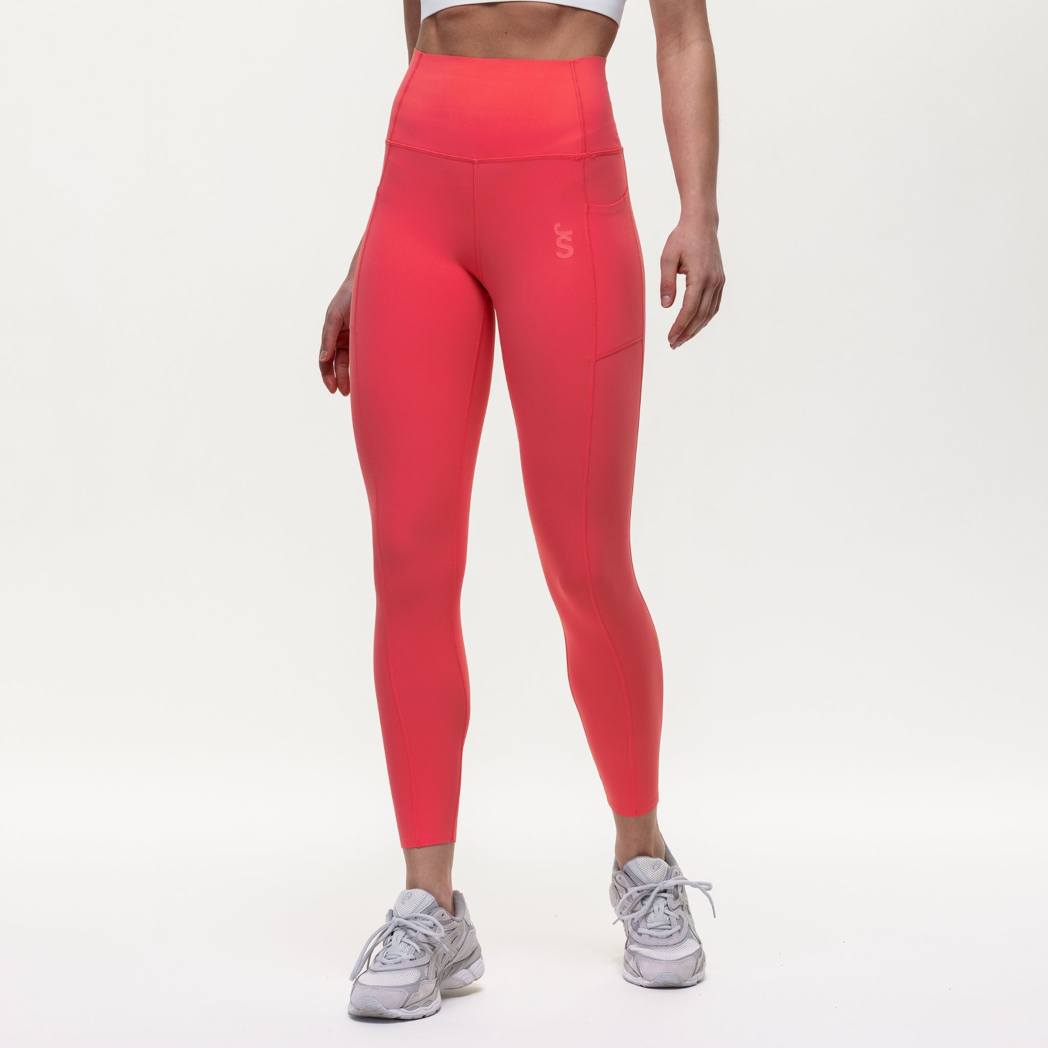 Sculpt 7/8 High Rise Training Leggings - Coral