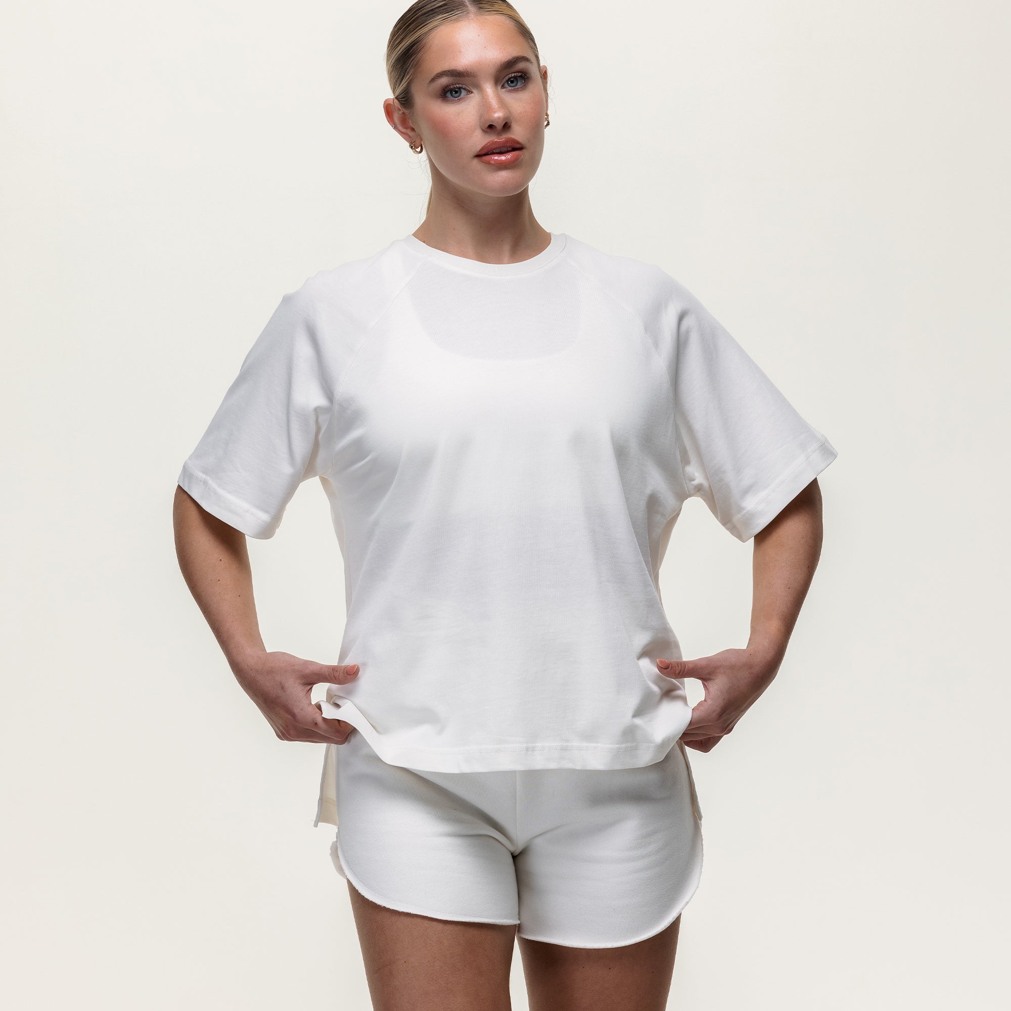 Laid Back Over Sized Tee - Vintage Stone