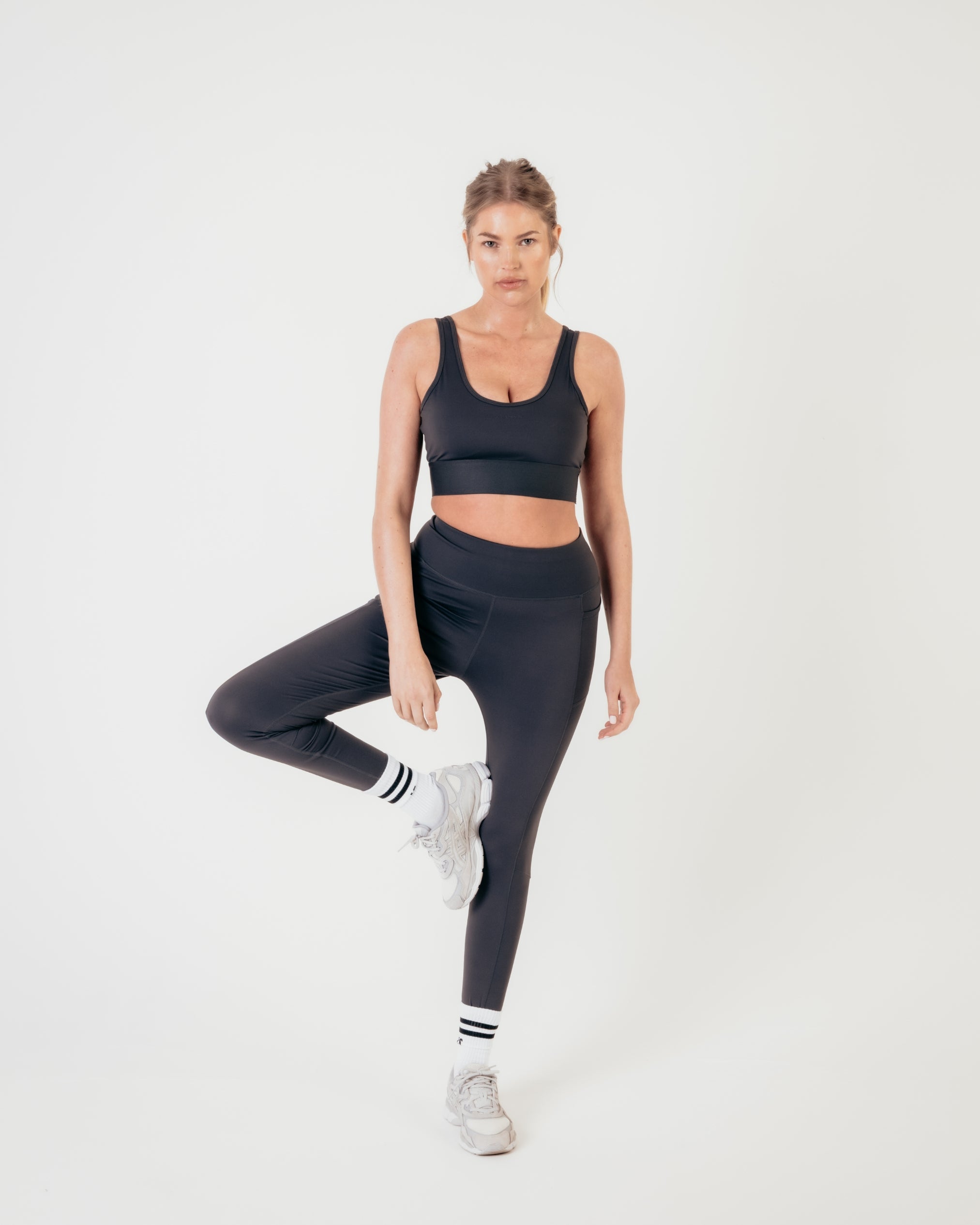 Power High Rise 7/8 Leggings - Black