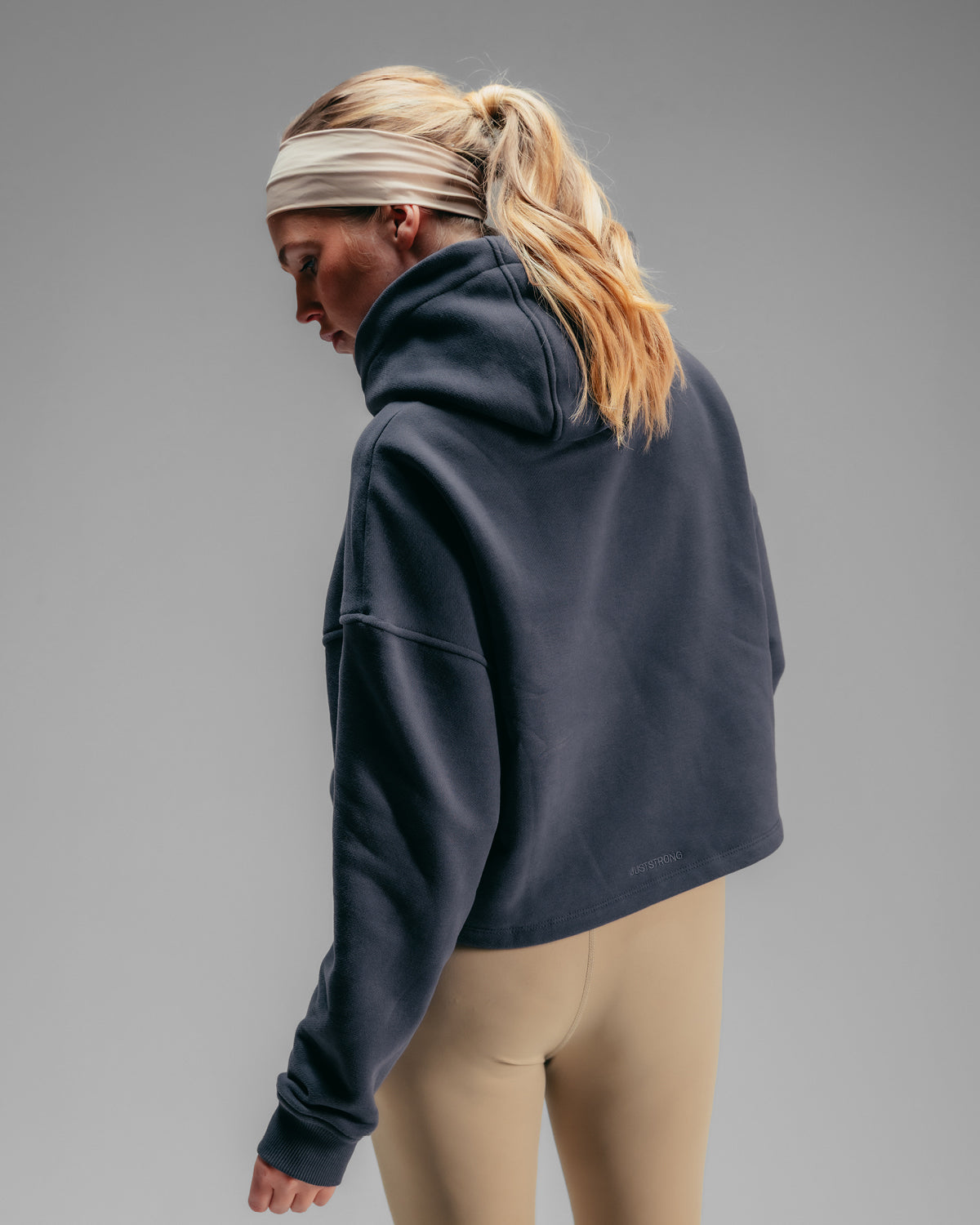 Ultimate Crop Hoodie - Black