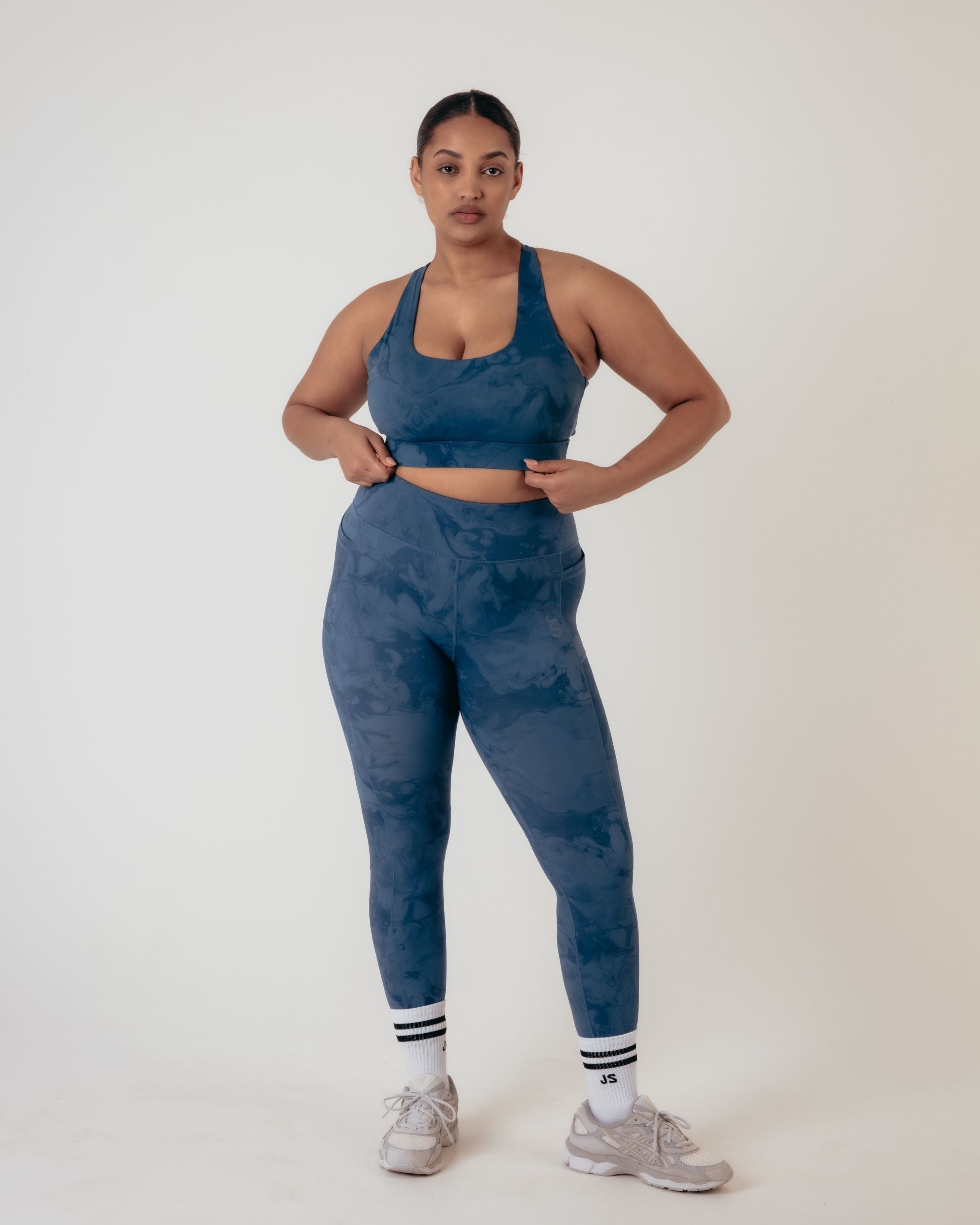 Power 7/8 Training Leggings - Indigo Marble
