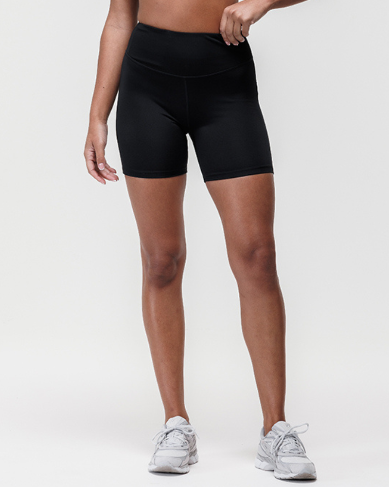 Motion High Rise Biker Shorts - Black Onyx