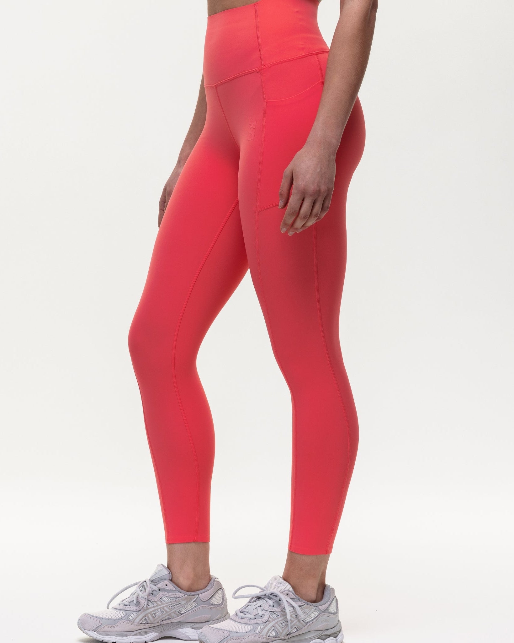 Sculpt 7/8 High Rise Training Leggings - Coral