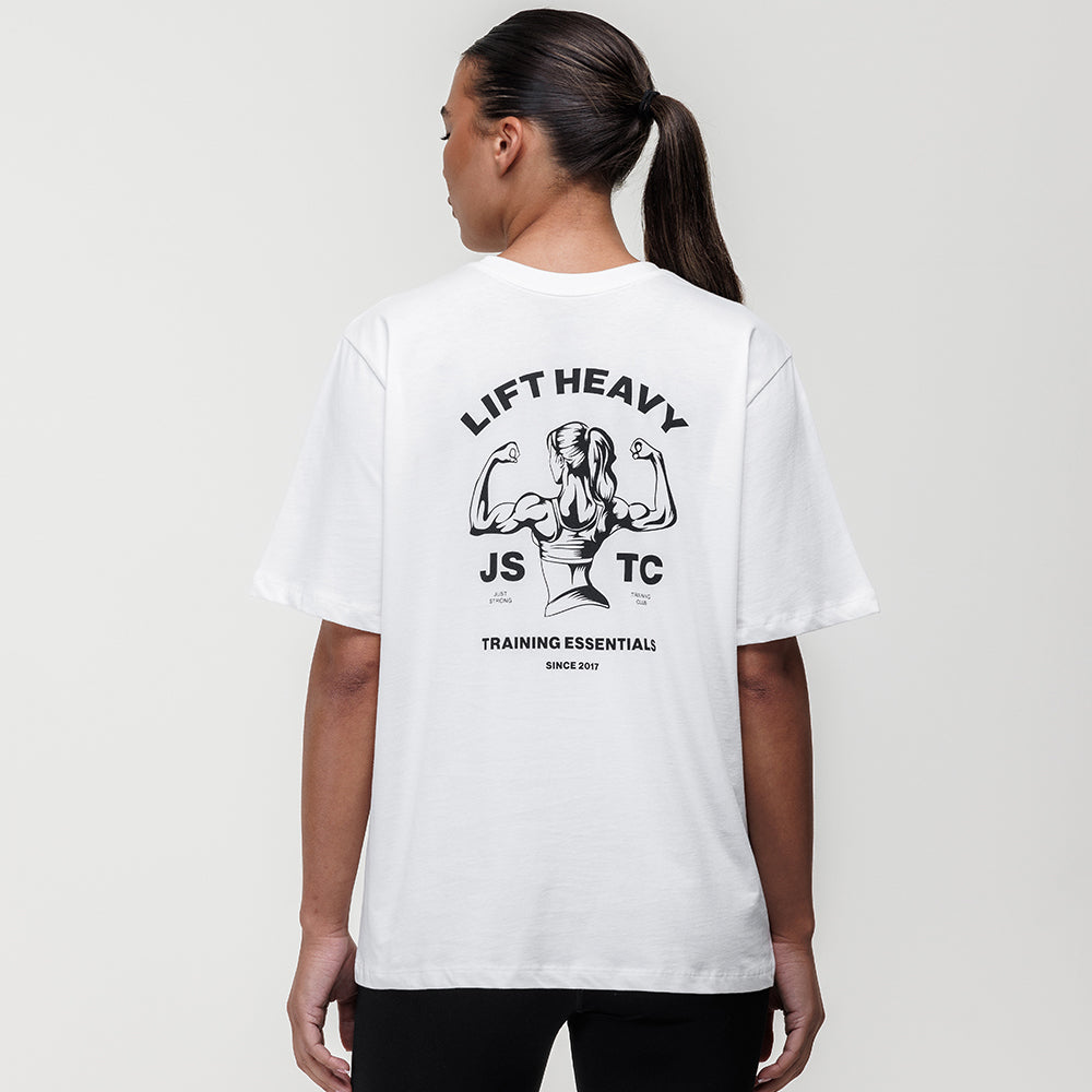 Motion Boyfriend Life Heavy Graphic Tee - Off White