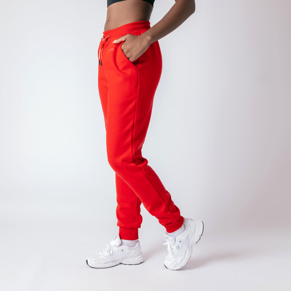 Slim Joggers - Ruby Red