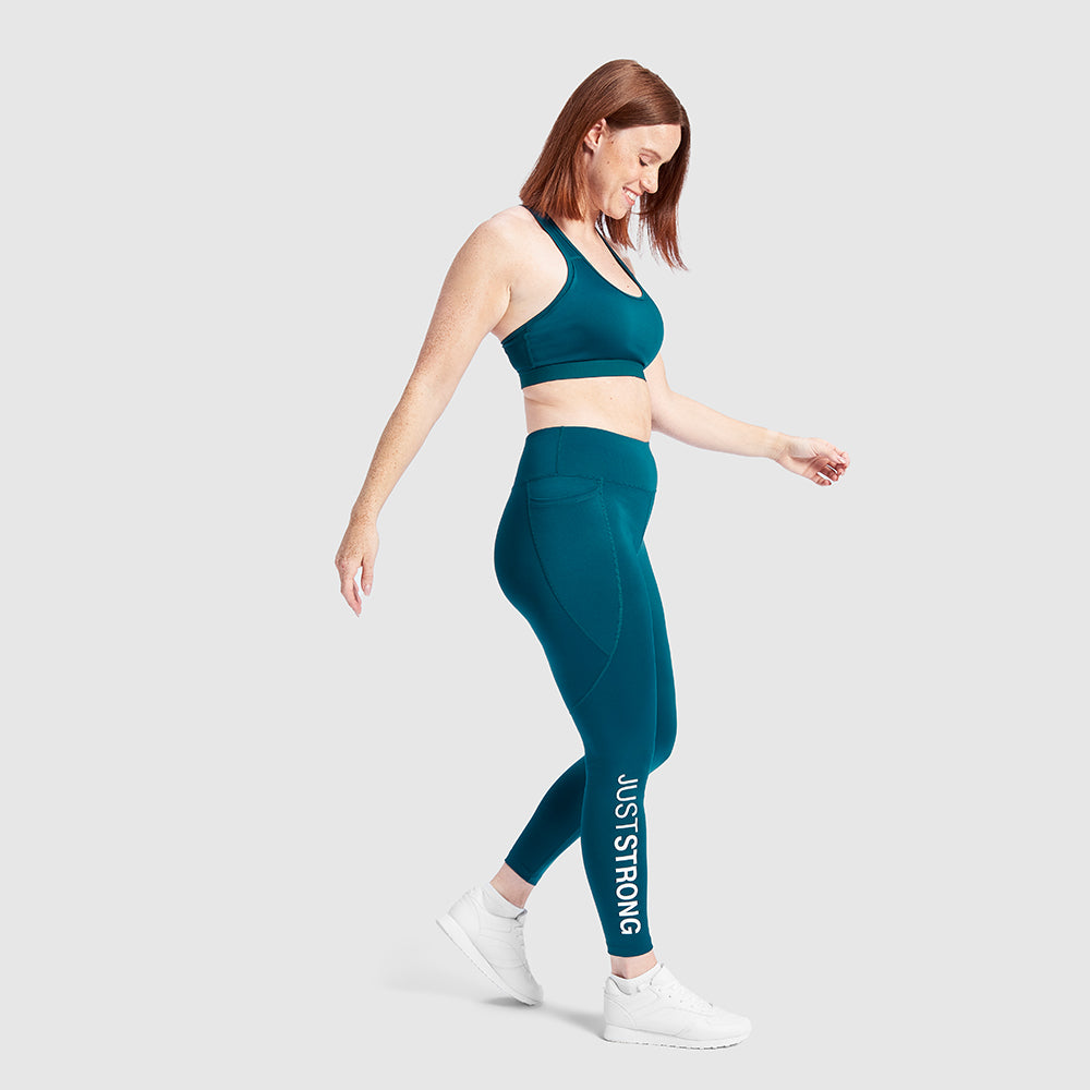 Turquoise Motion Leggings