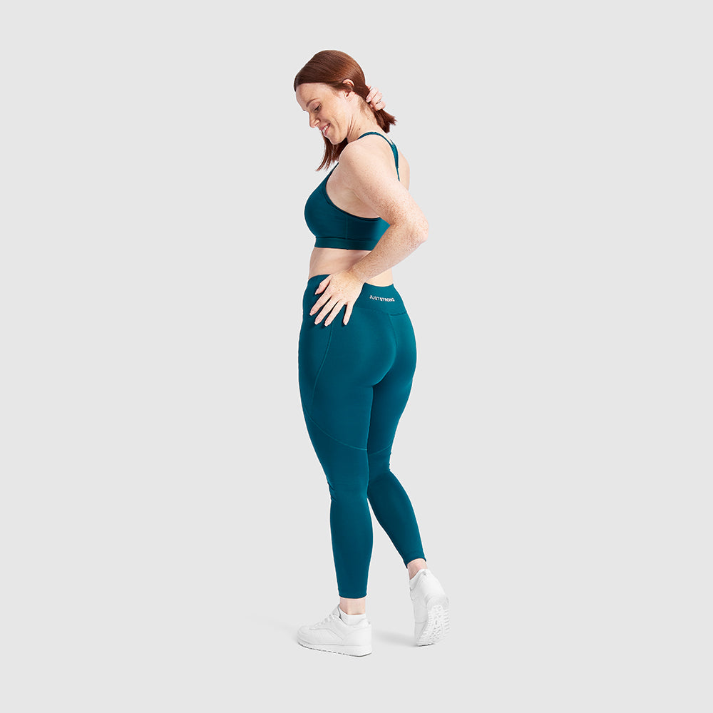 Turquoise Motion Leggings